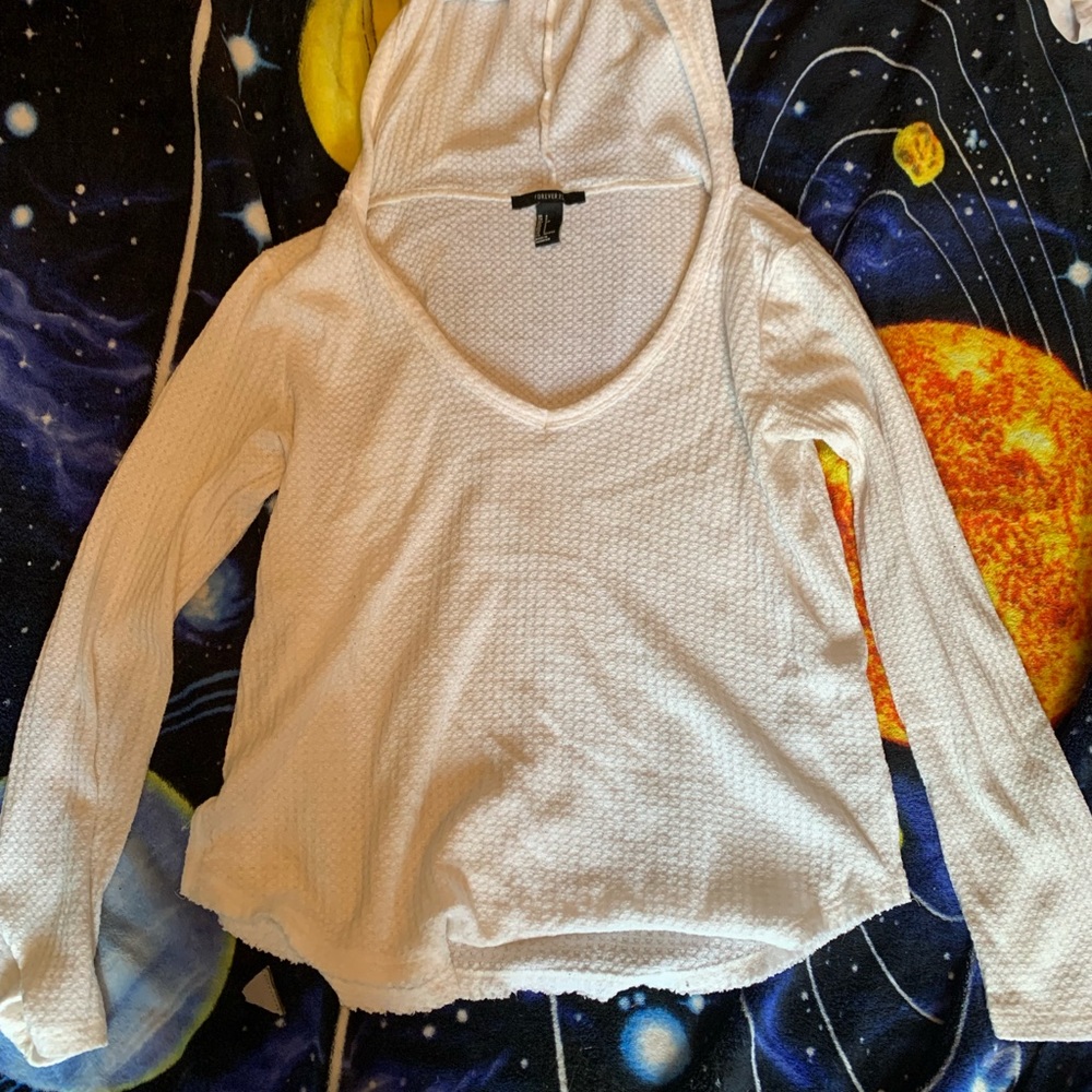 white tunic from forever 21 size small